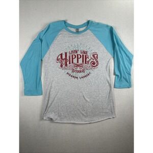 Miranda Lambert Shirt Ladies Sm Livin Like Hippies‎ Concert Tee 3/4 Sleeve